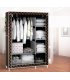 HD218 -  Fabric Collapsible Fold-able Clothes Wardrobe